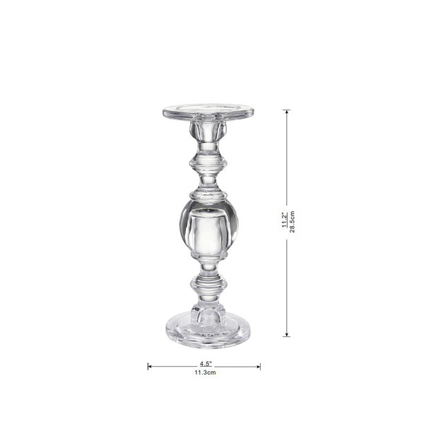 House of Hampton® Glass Tabletop Candlestick Wayfair